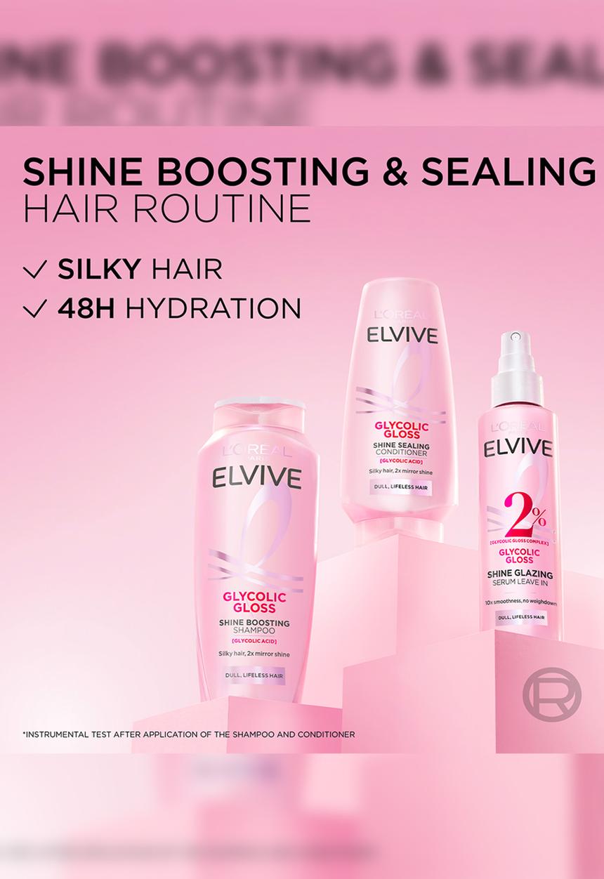 L'Oreal Paris - Elvive Glycolic Gloss Serum - 150ml