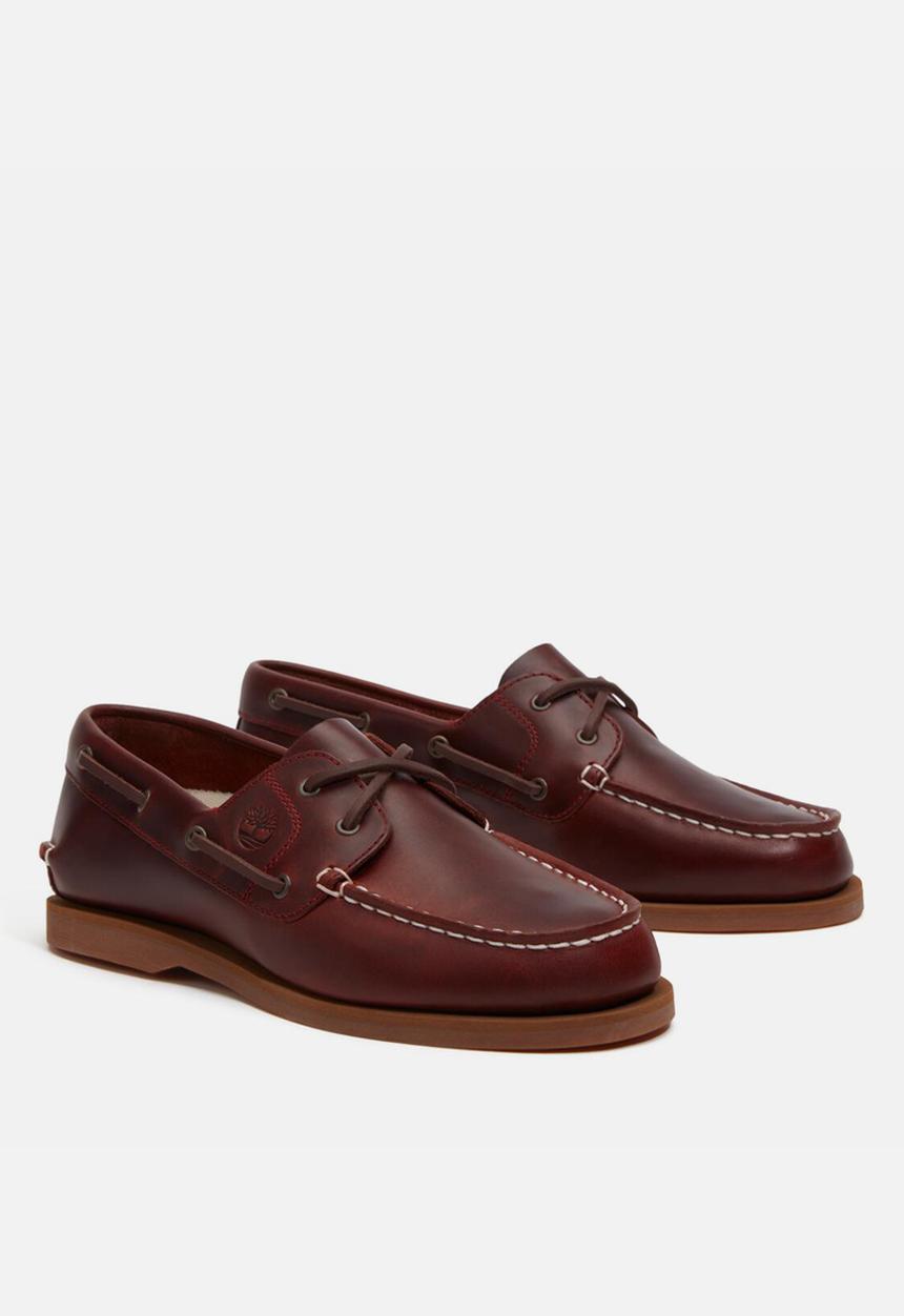 Timberland - Classic boat shoe - burgundy full grain