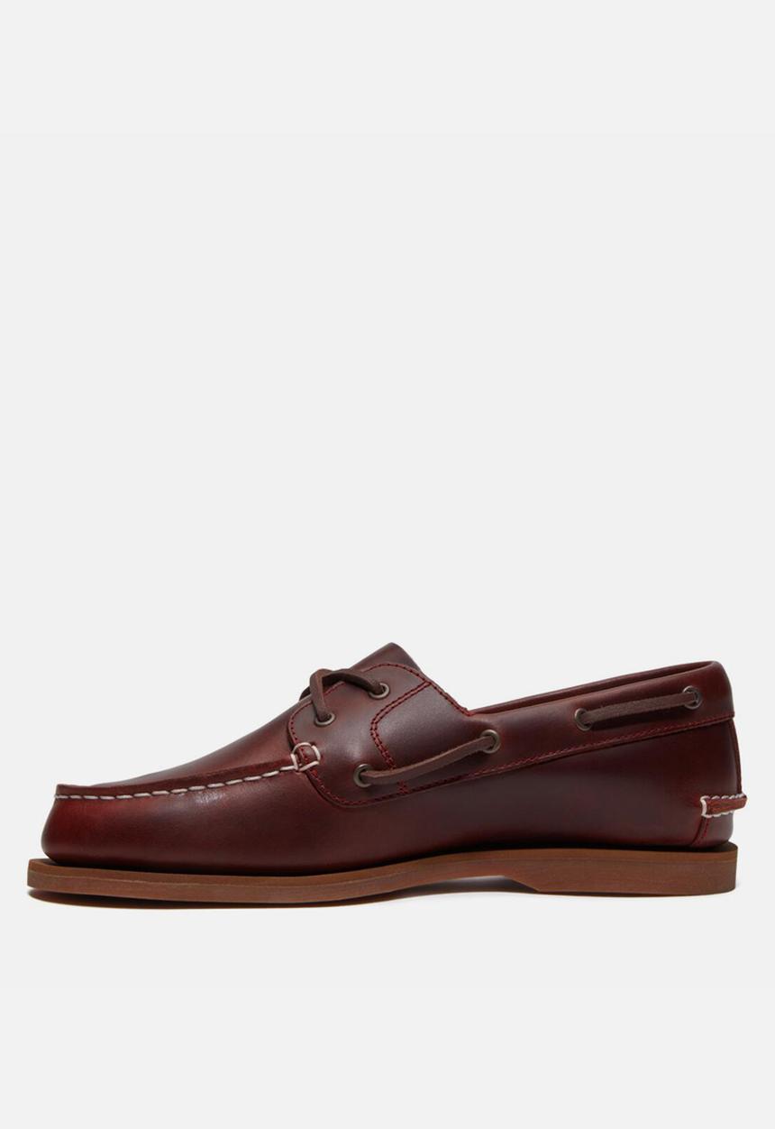 Timberland - Classic boat shoe - burgundy full grain
