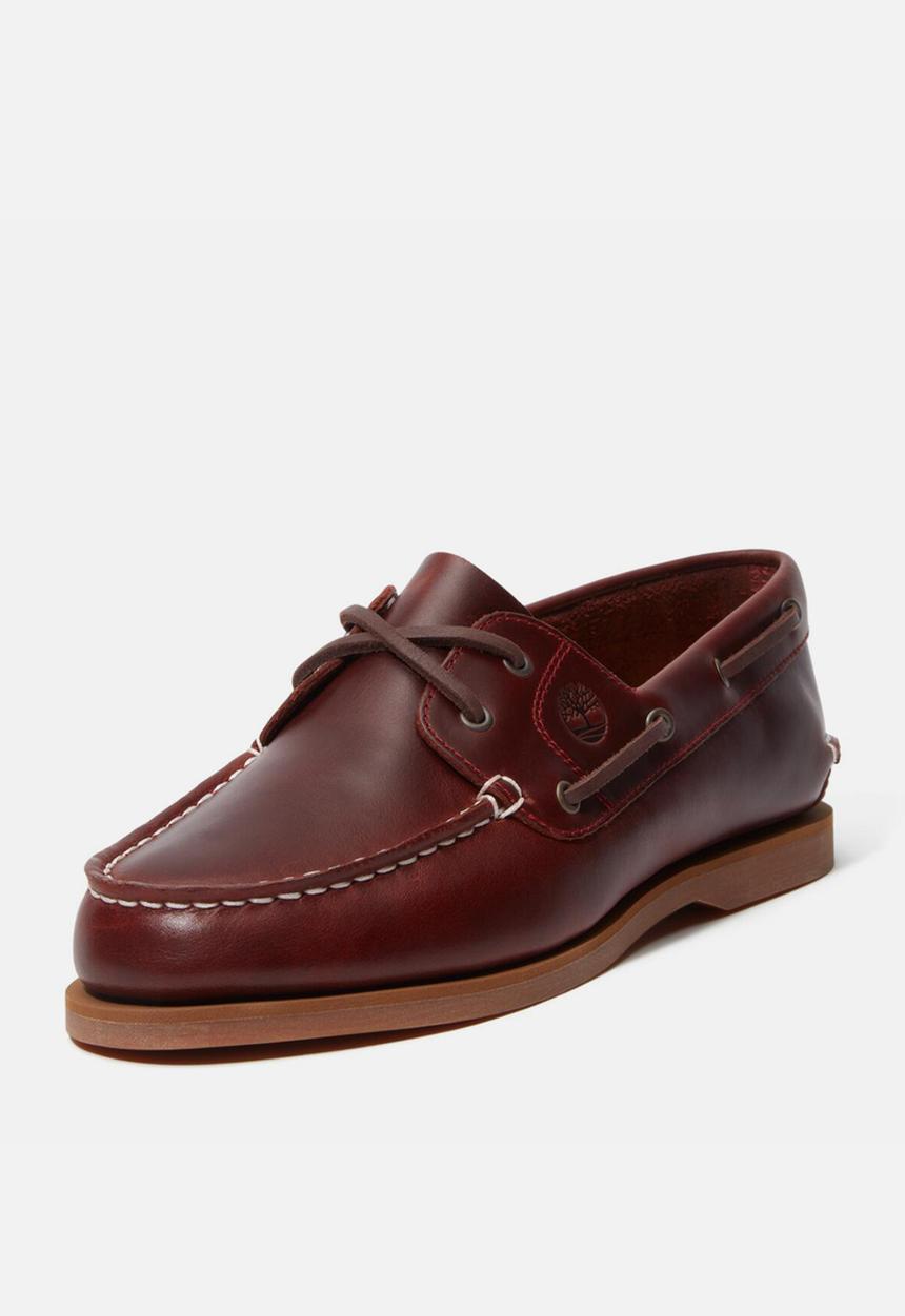 Timberland - Classic boat shoe - burgundy full grain