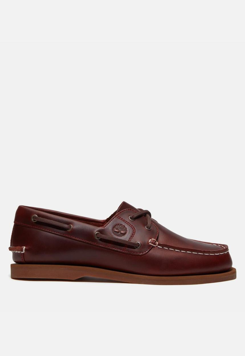 Timberland - Classic boat shoe - burgundy full grain