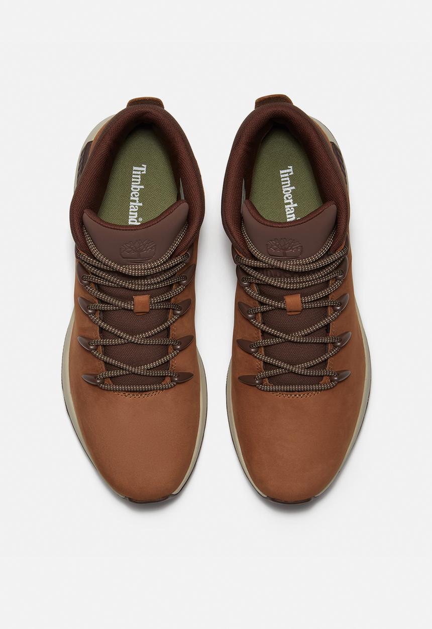 Timberland - Sprint Trekker Mid Lace Up Sneaker - Medium Brown Nubuck W Brn