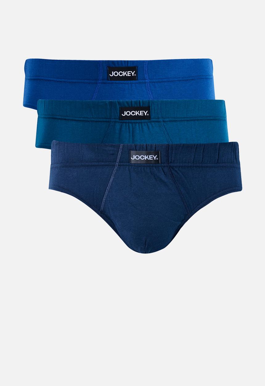 Jockey - 3Pk Fashion Brief - Blue's