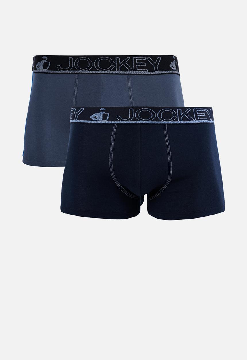 Jockey - 2 Pack Exclusive Pouch Trunk - Blue
