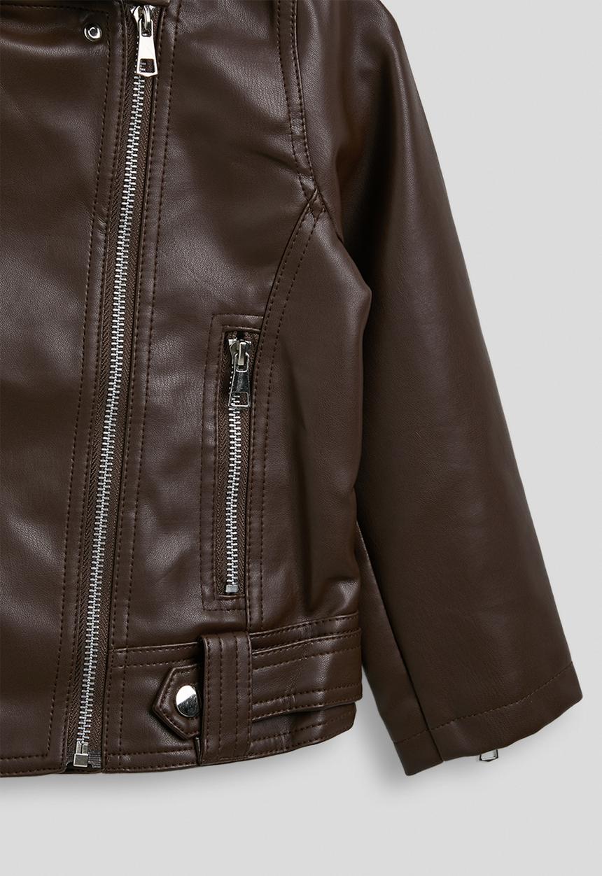 Pop Candy - Biker jacket - chocolate