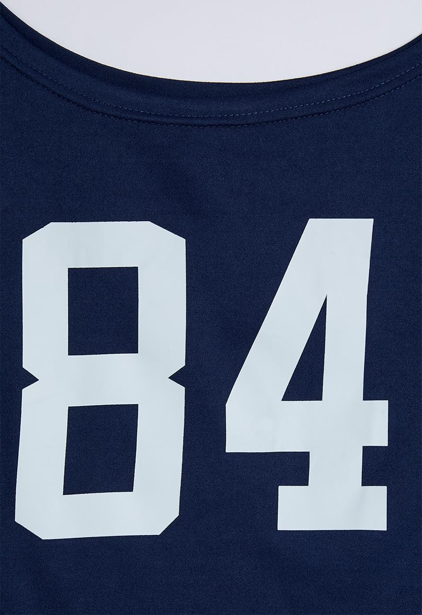 Pop Candy - Sweatshirt with pleated skirt - navy/white