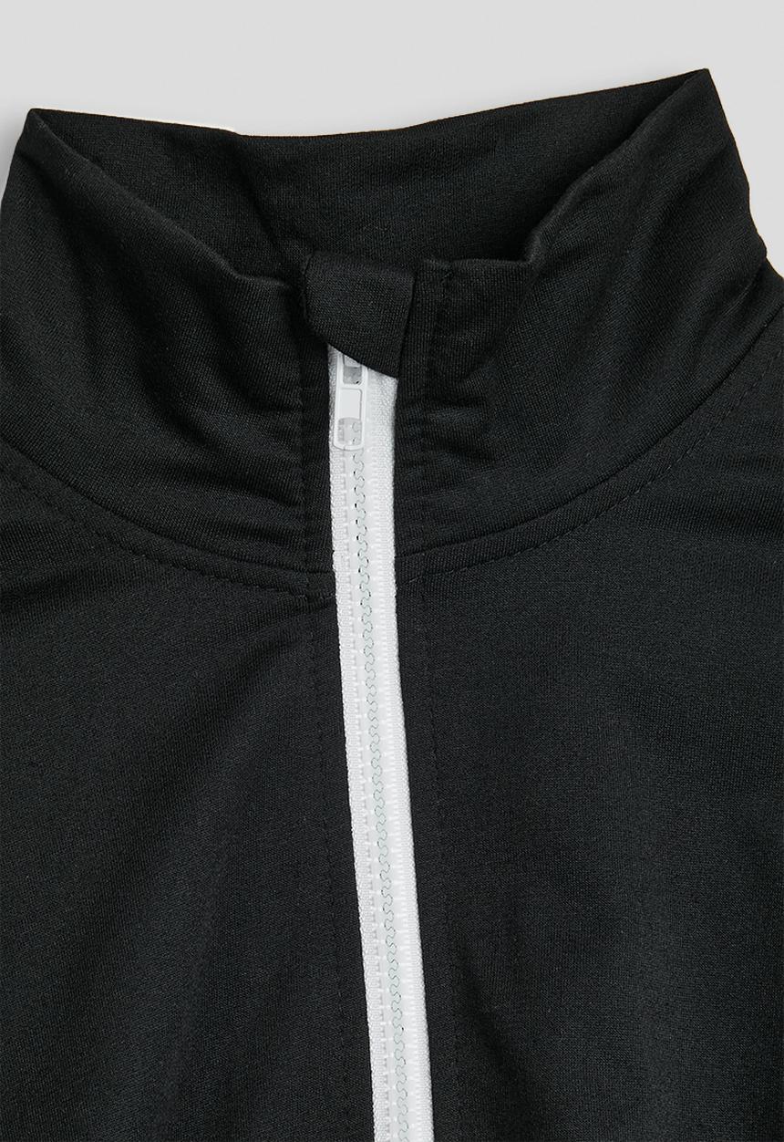Pop Candy - Cropped zip-up jacket & cargo pants - black