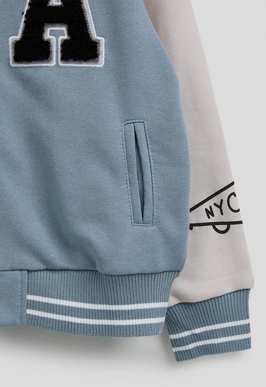 Pop Candy - Baseball jacket - steel blue / multi