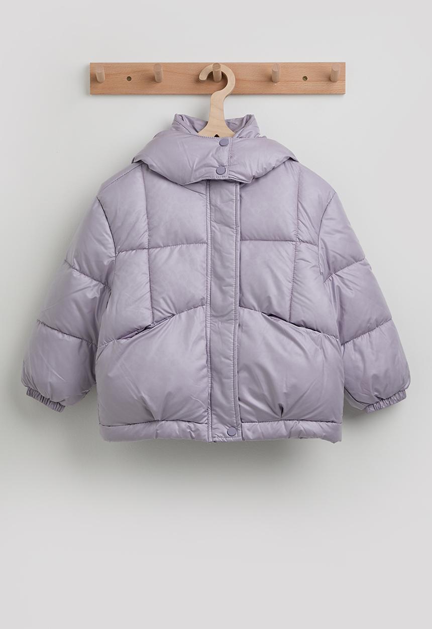 Pop Candy - Hooded puffer jacket - lilac