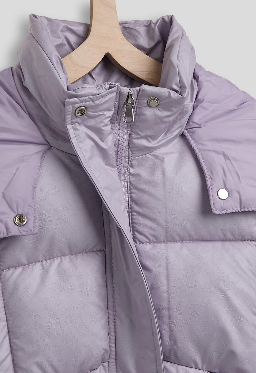 Pop Candy - Hooded puffer jacket - lilac