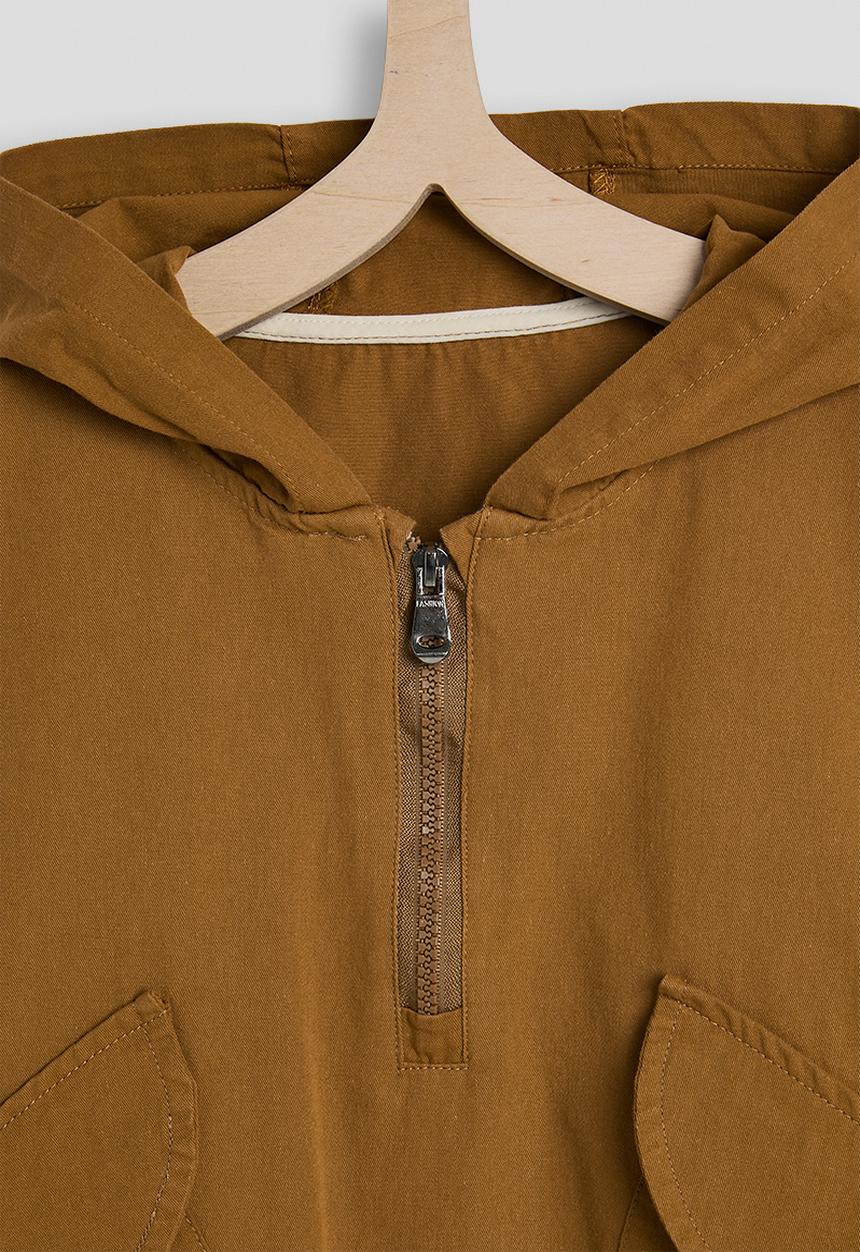 Pop Candy - Drawstring hem jacket - ochre