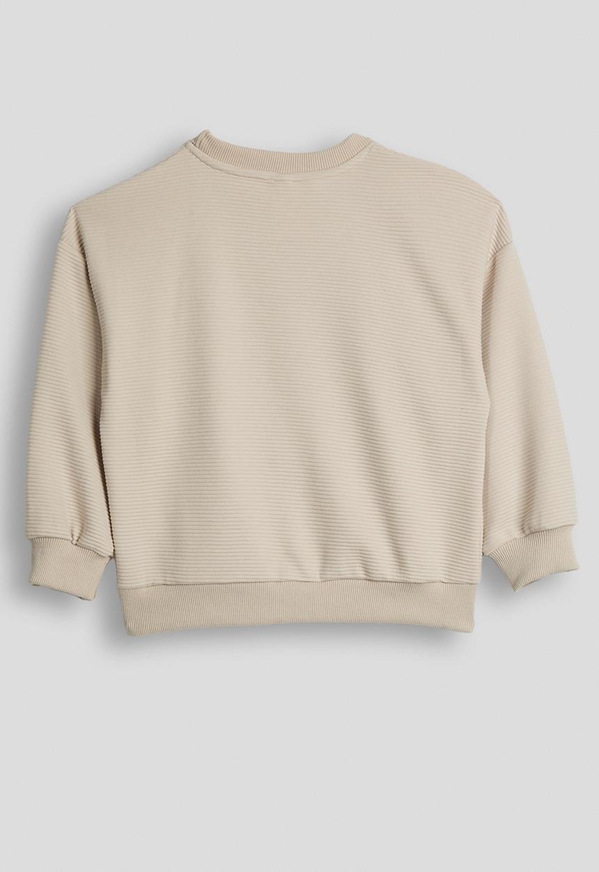 Pop Candy - Sweatshirt - milk tea stripes