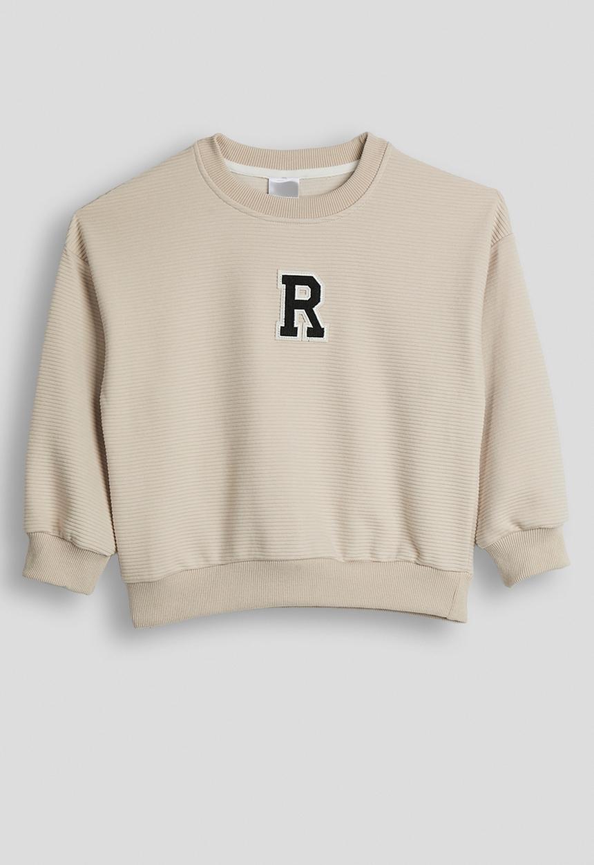 Pop Candy - Sweatshirt - milk tea stripes
