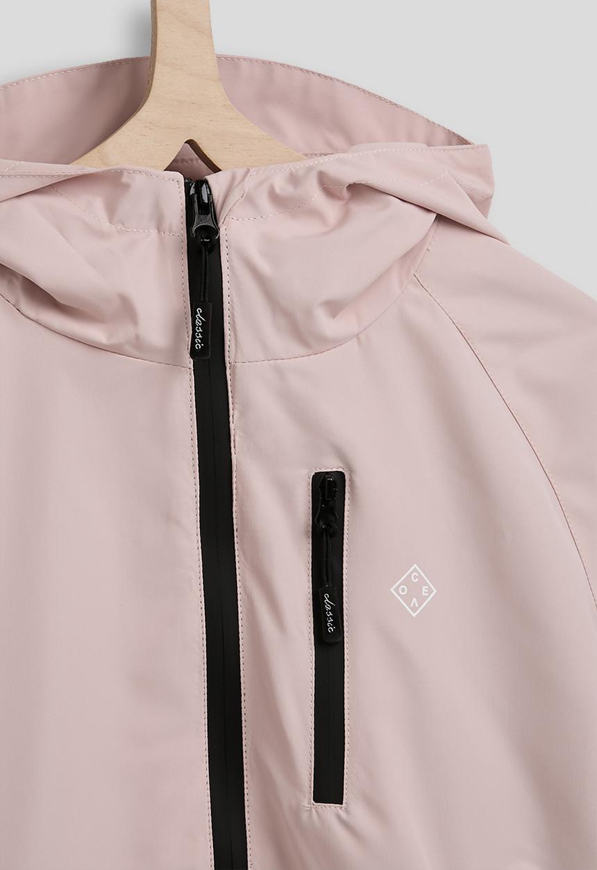 Pop Candy - Rain jacket with jetted pockets - pastel pink