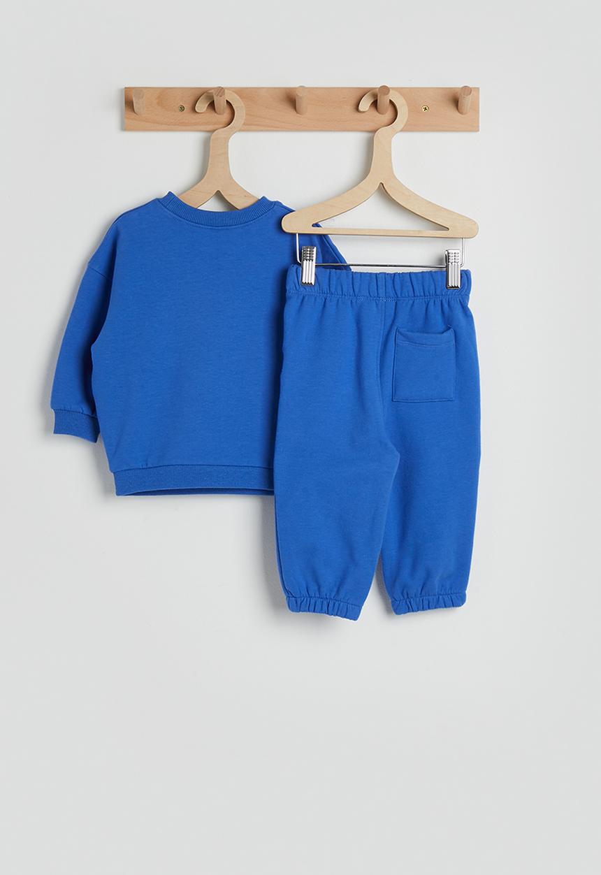 Cotton On - Bundle Riley Sweater & Trackpant - Harbour Blue/Milkin It