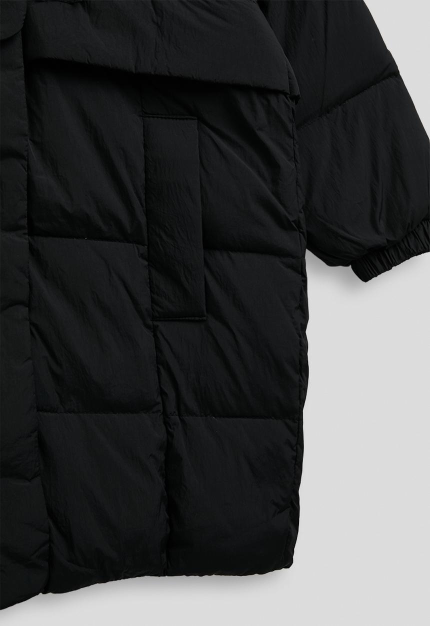Pop Candy - Midi puffer jacket - black