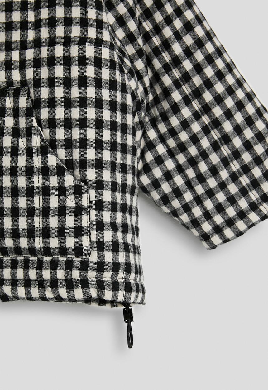 Pop Candy - Hooded jacket - black gingham