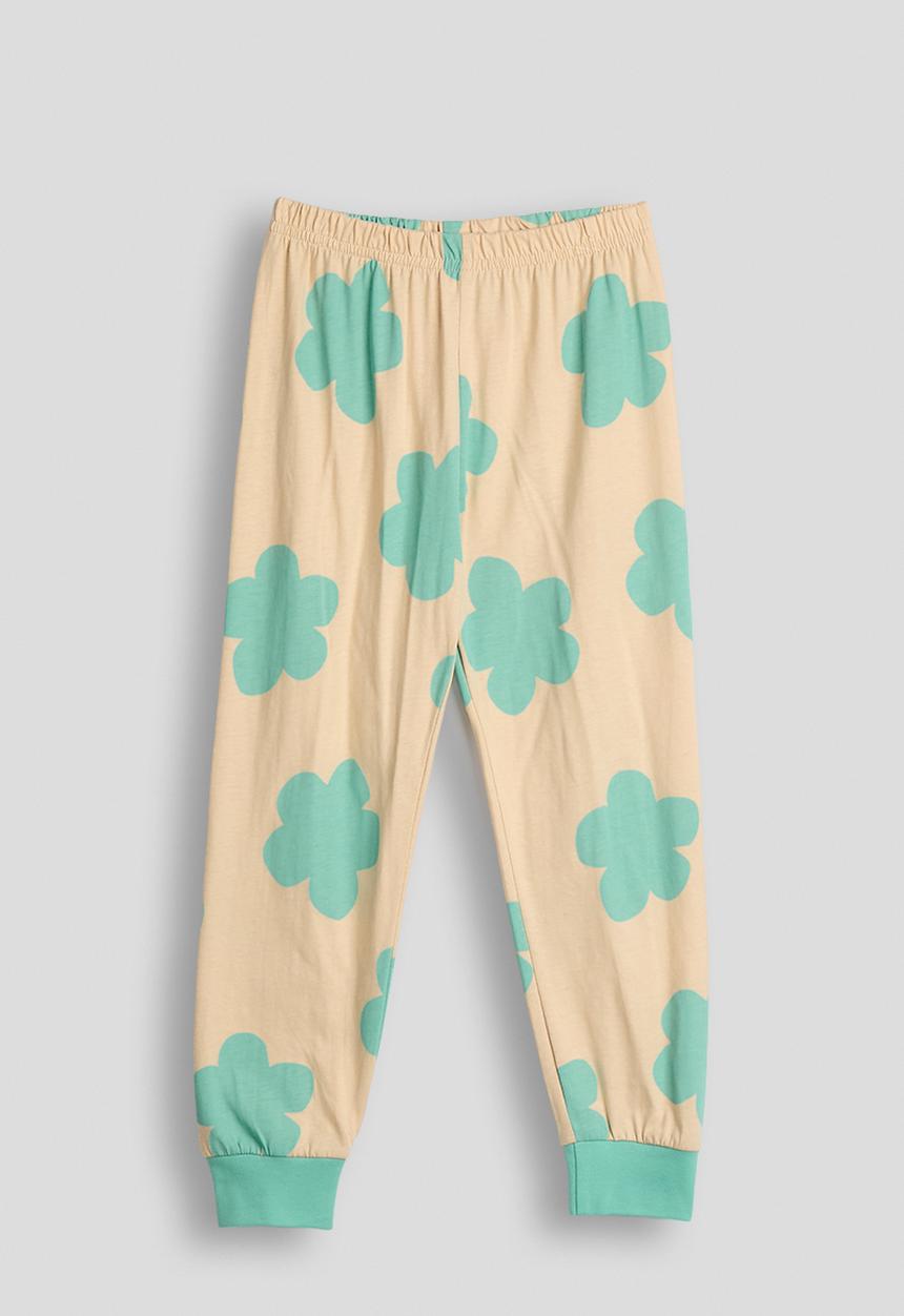 Pop Candy - Floral aop sweatshirt & joggers - blond/blue
