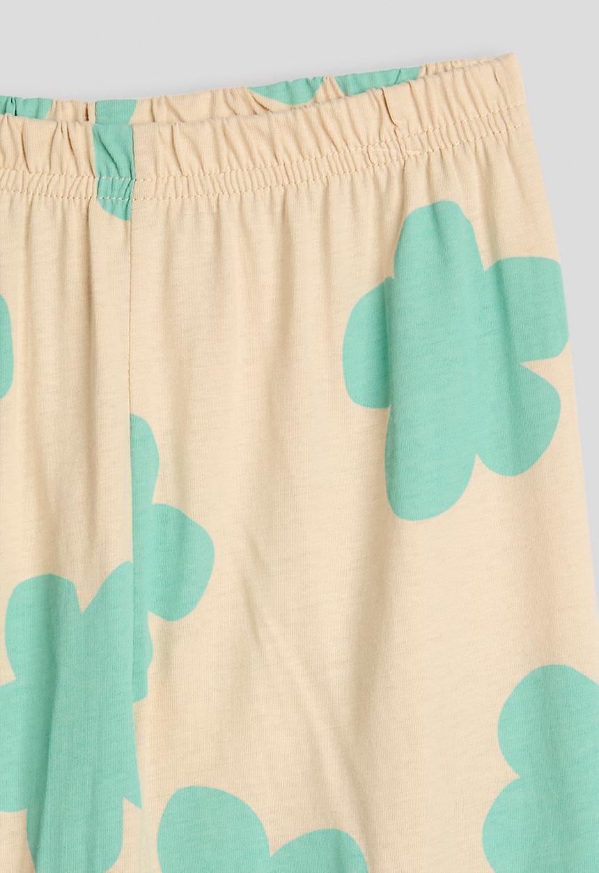 Pop Candy - Floral aop sweatshirt & joggers - blond/blue
