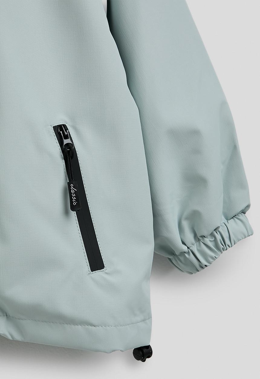 Pop Candy - Rain jacket with jetted pockets - pastel mint