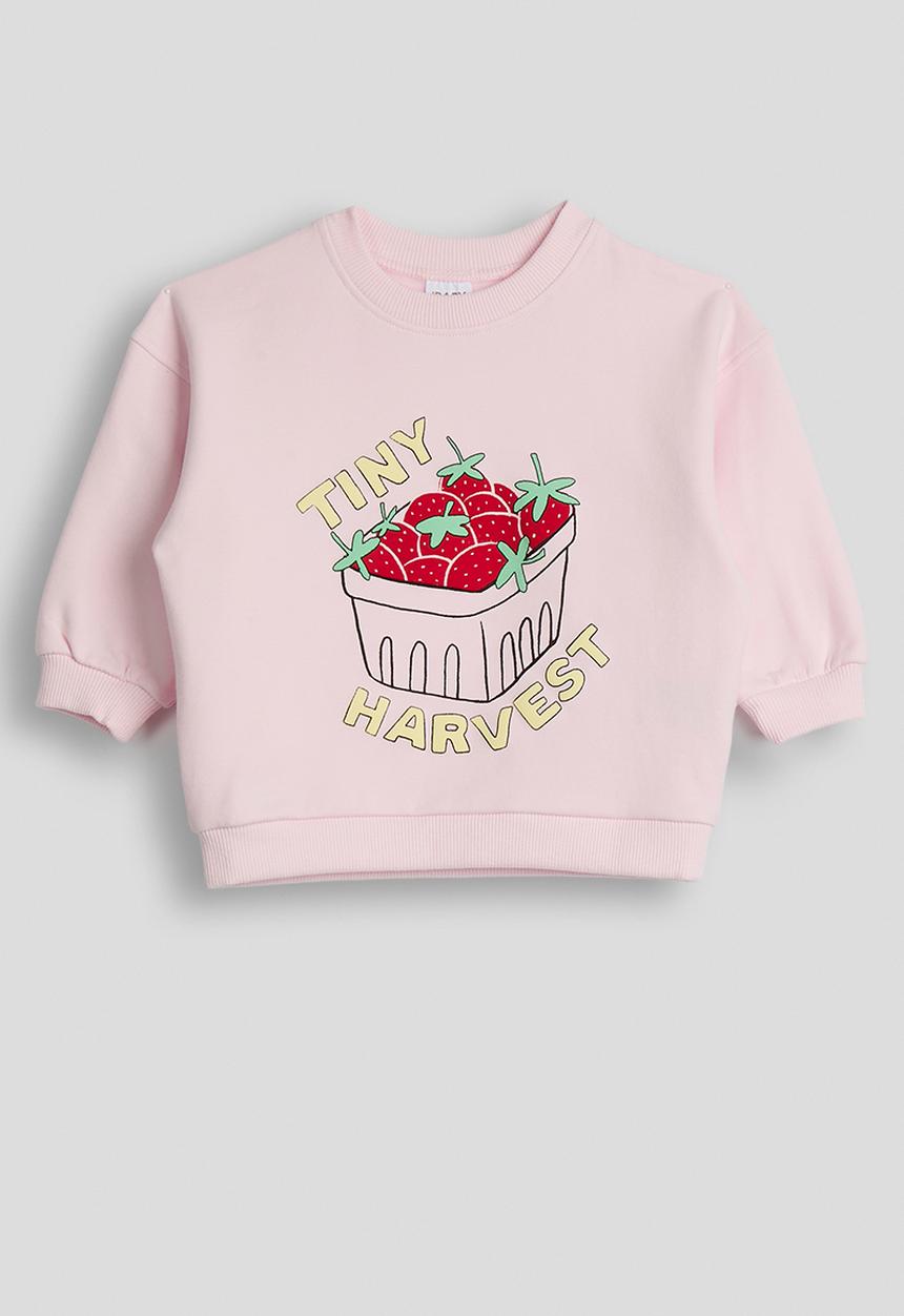 Cotton On - Bundle Riley Sweater & Trackpant - Tea Party Pink/Tiny Harvest