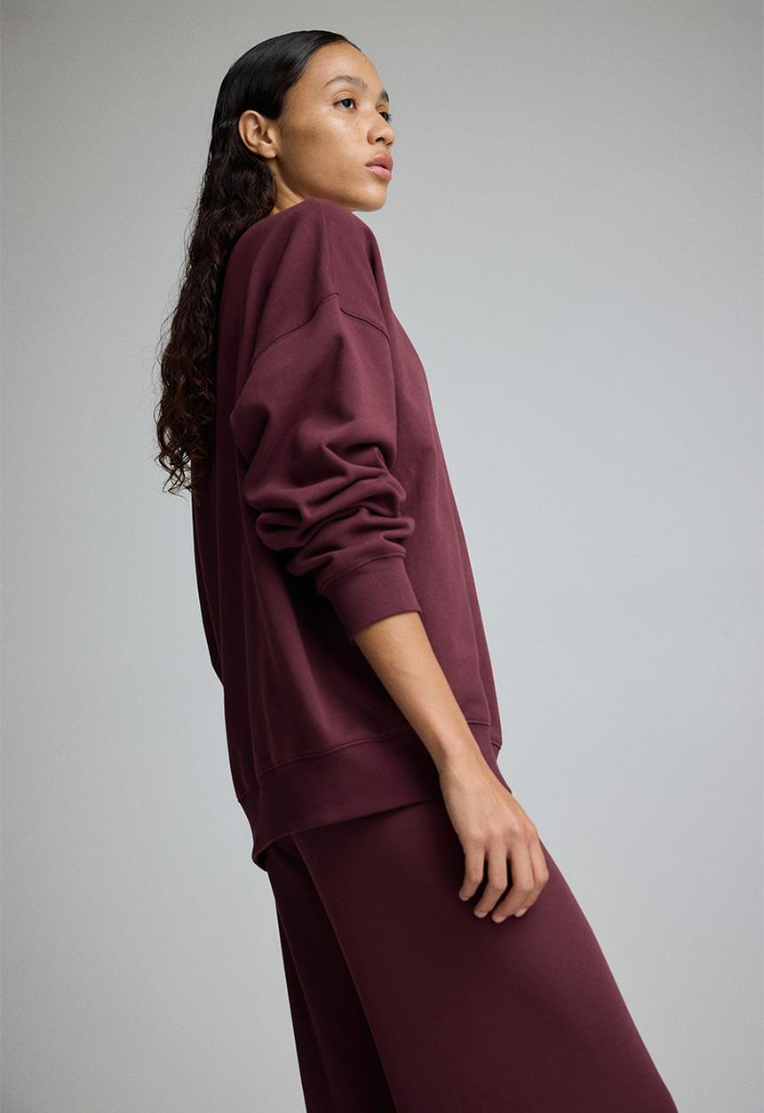 H&M - Sports sweatshirt - light burgundy
