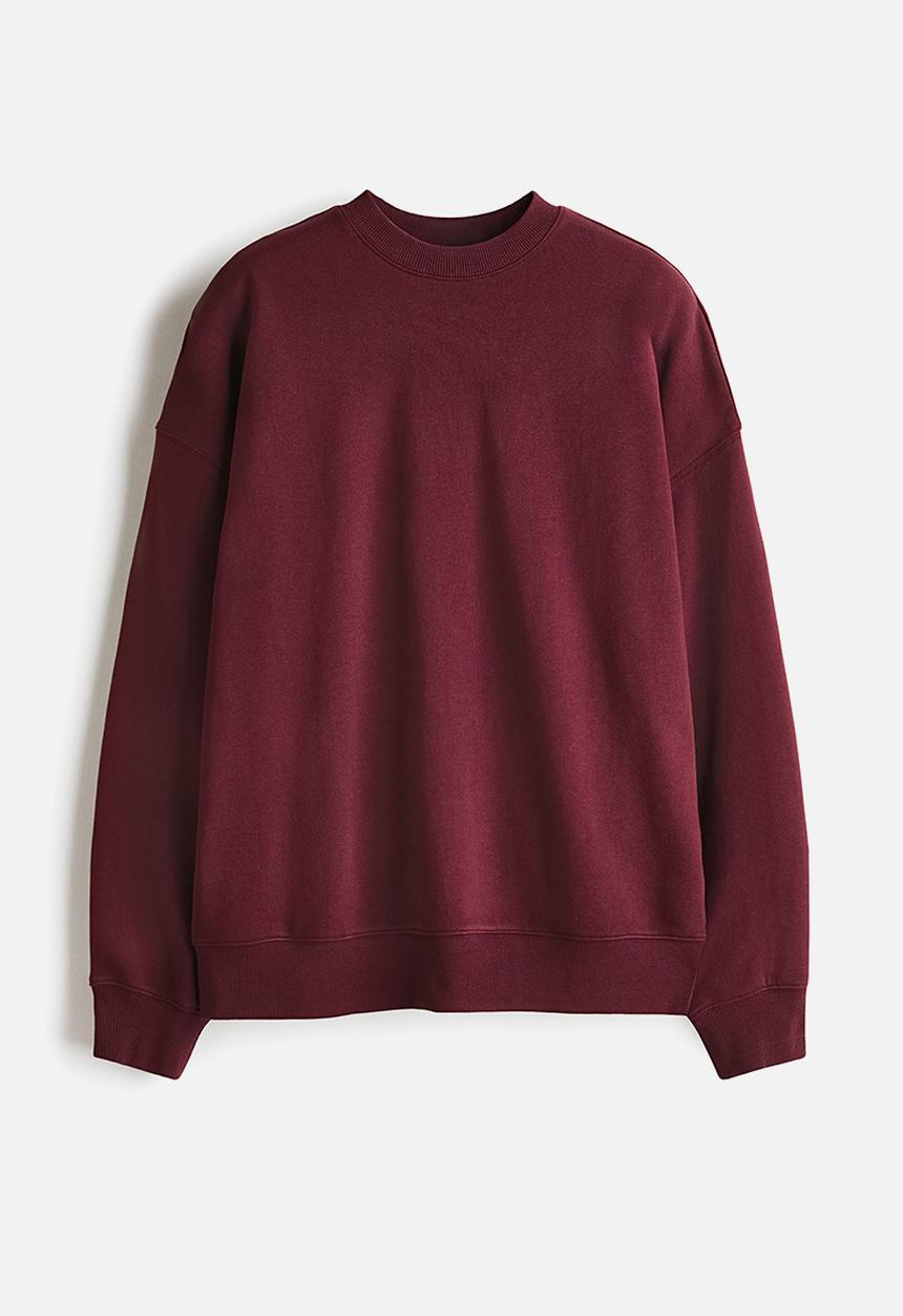 H&M - Sports sweatshirt - light burgundy