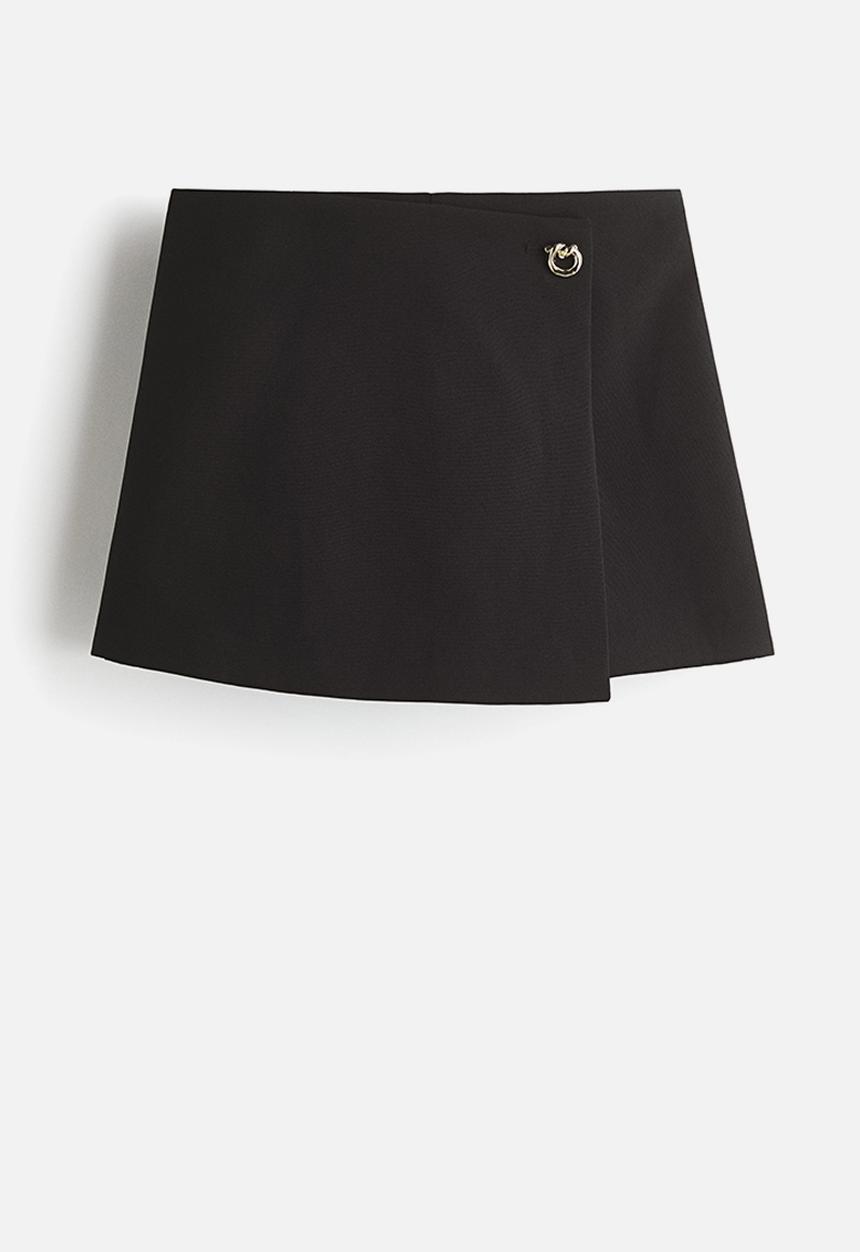 H&M - Wrap skort - black