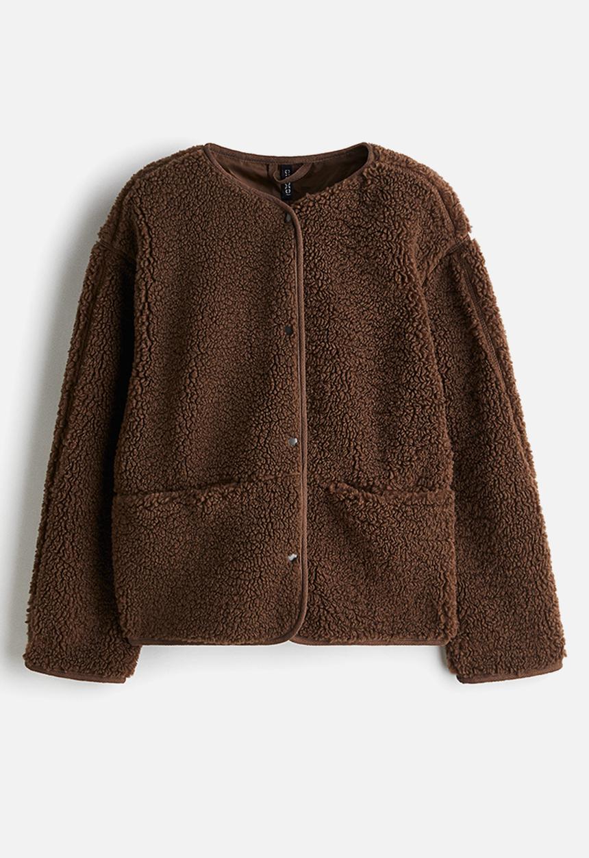 H&M - Teddy jacket - brown