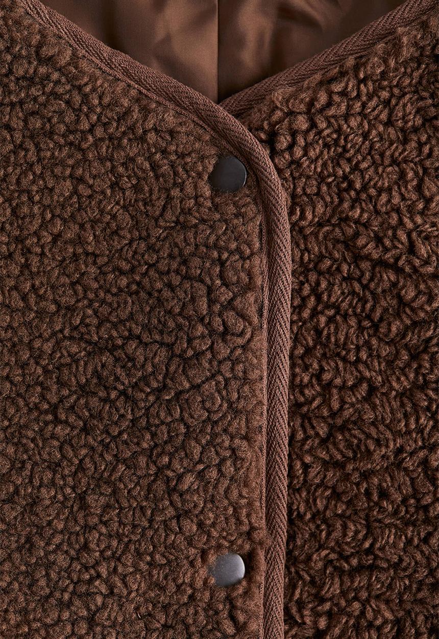 H&M - Teddy jacket - brown