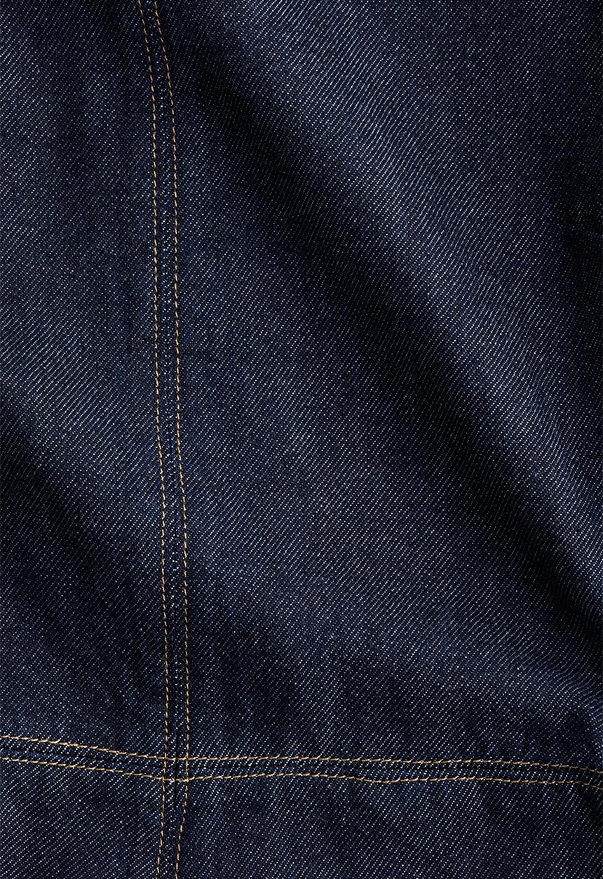 H&M - Belted denim playsuit - dark denim blue