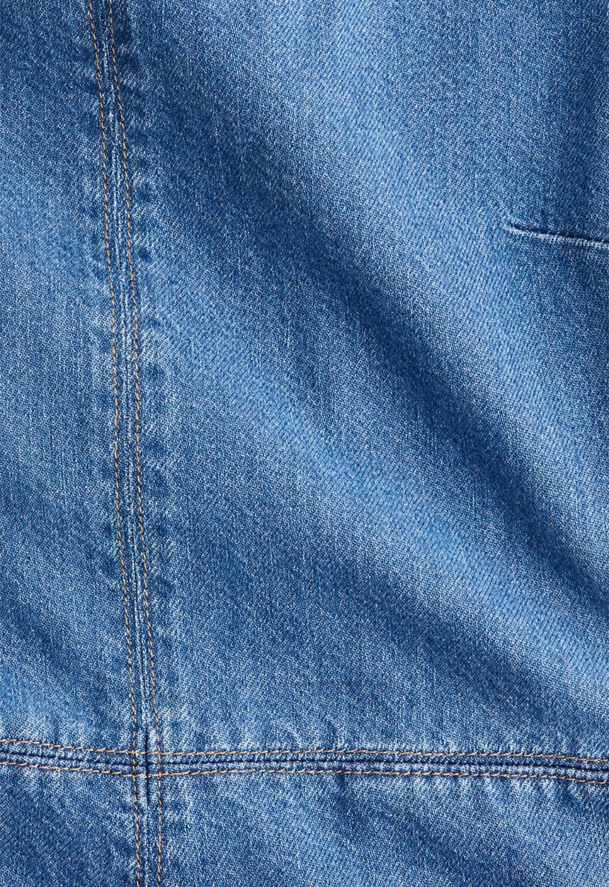 H&M - Belted denim playsuit - denim blue