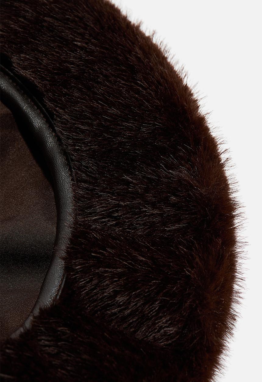 H&M - Beret - dark brown