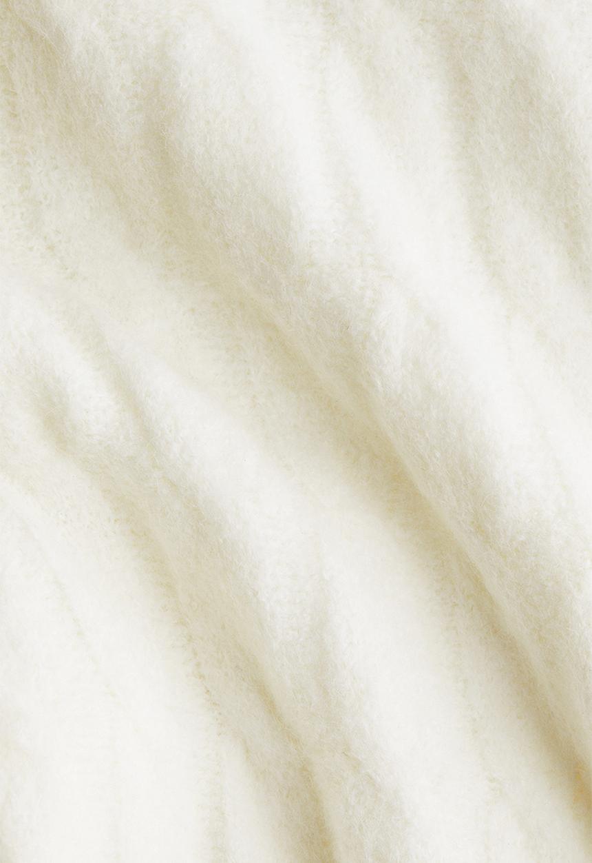 H&M - Cable-knit trousers - white