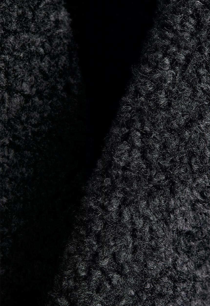 H&M - Double-faced coat - black