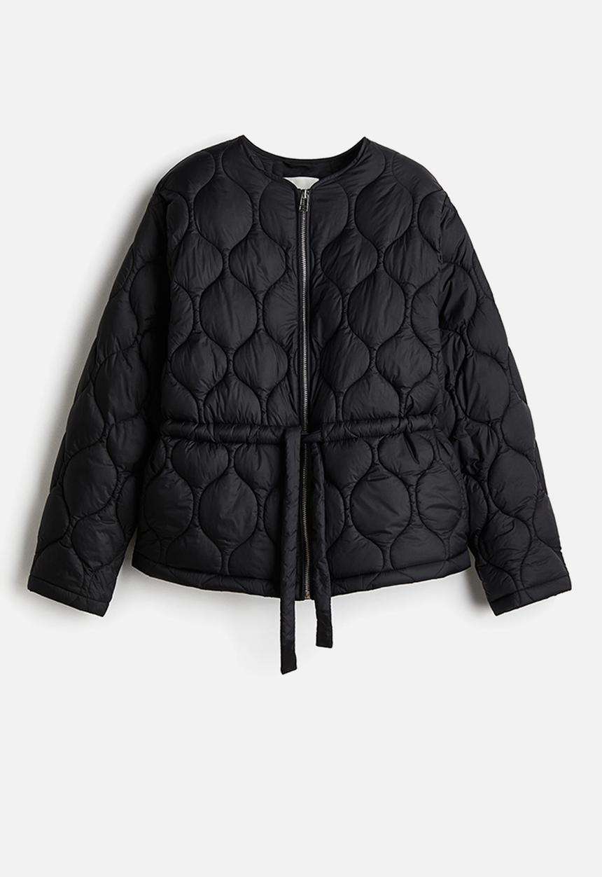 H&M - Quilted jacket - black