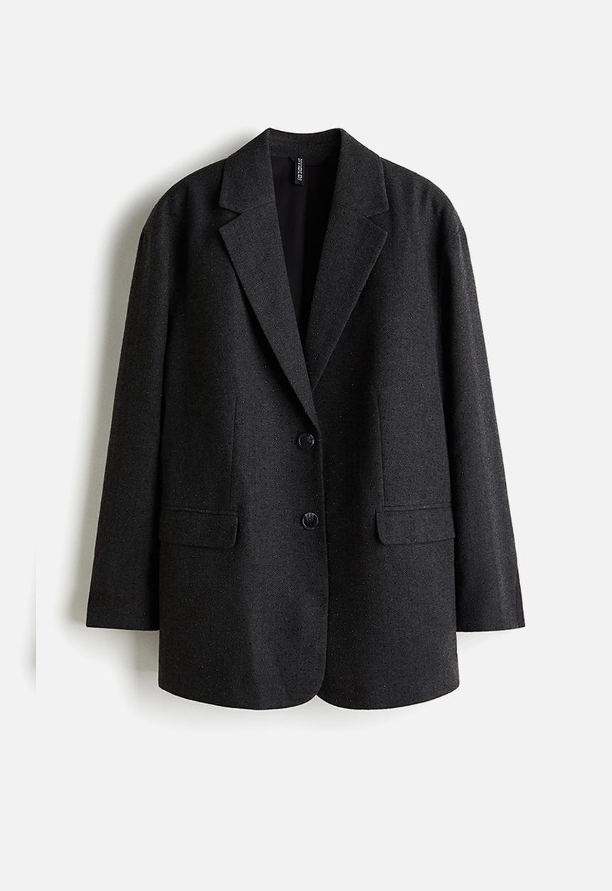 H&M - Embellished blazer - dark grey