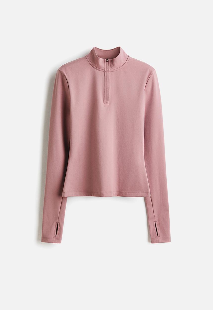 H&M - Sports jacket with softmove? - antique rose