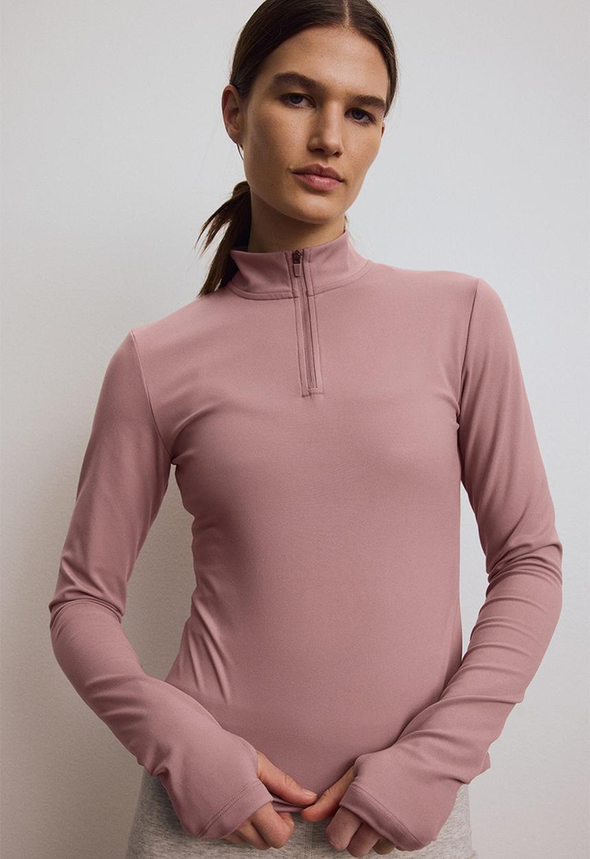 H&M - Sports jacket with softmove? - antique rose
