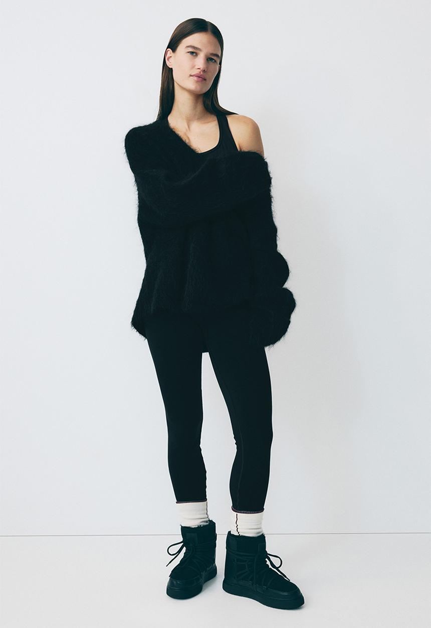 Warming sports leggings with thermomove? - black - 1310034001