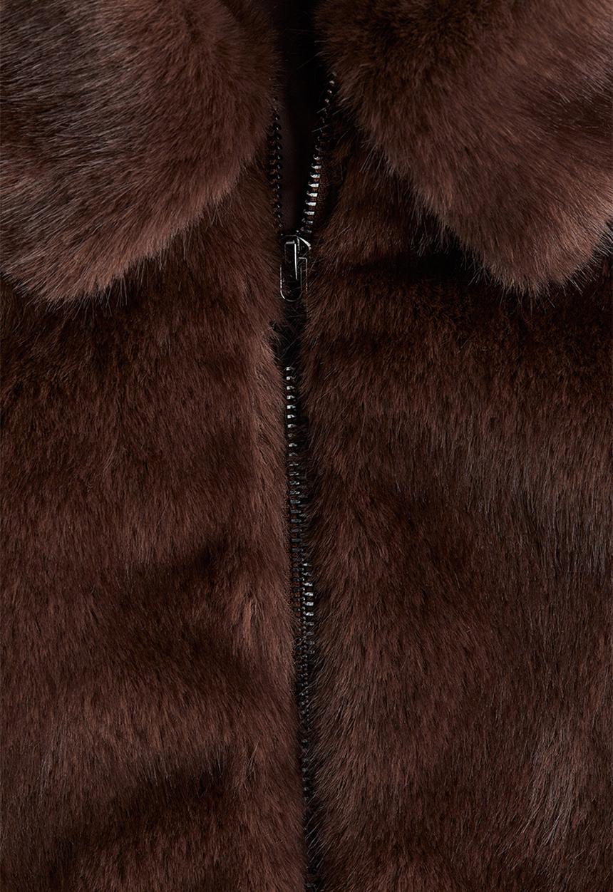 H&M - Fluffy jacket - brown