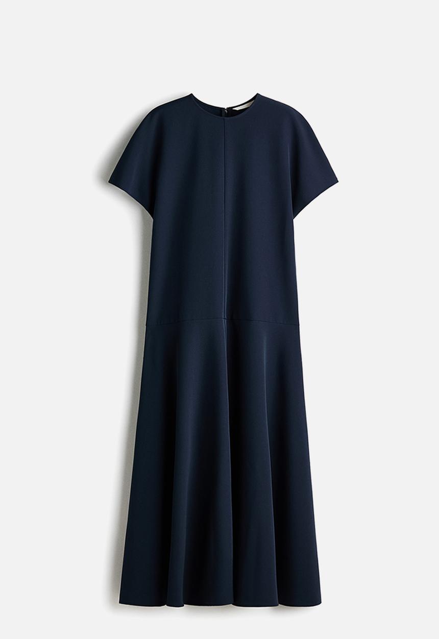 H&M - Midi dress - navy blue