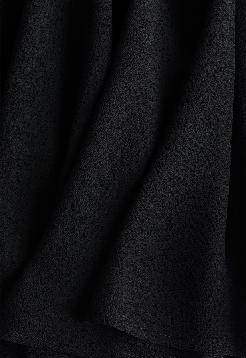 H&M - Flounced blouse - black