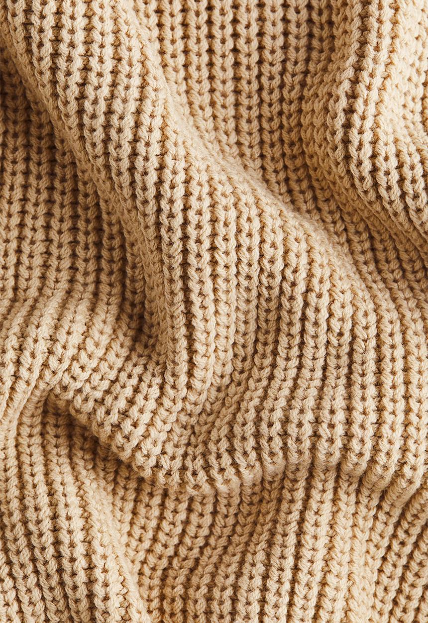 H&M - Short-sleeved jumper - beige