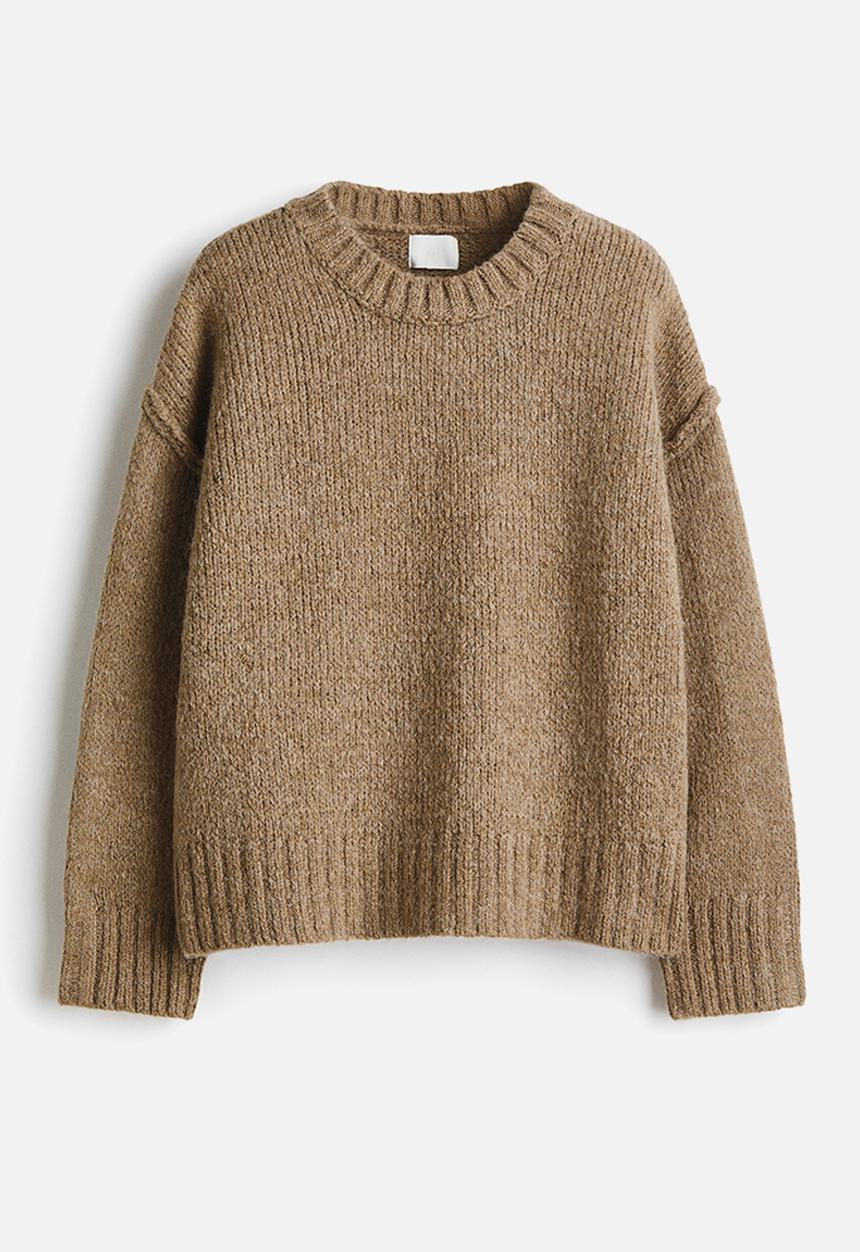 H&M - Oversized jumper - beige marl