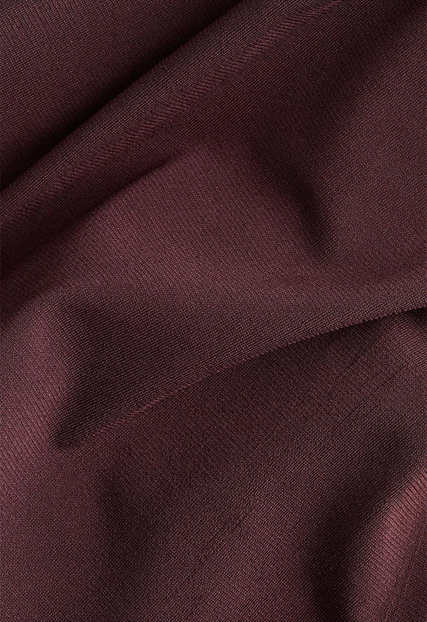 H&M - Gathered top - burgundy