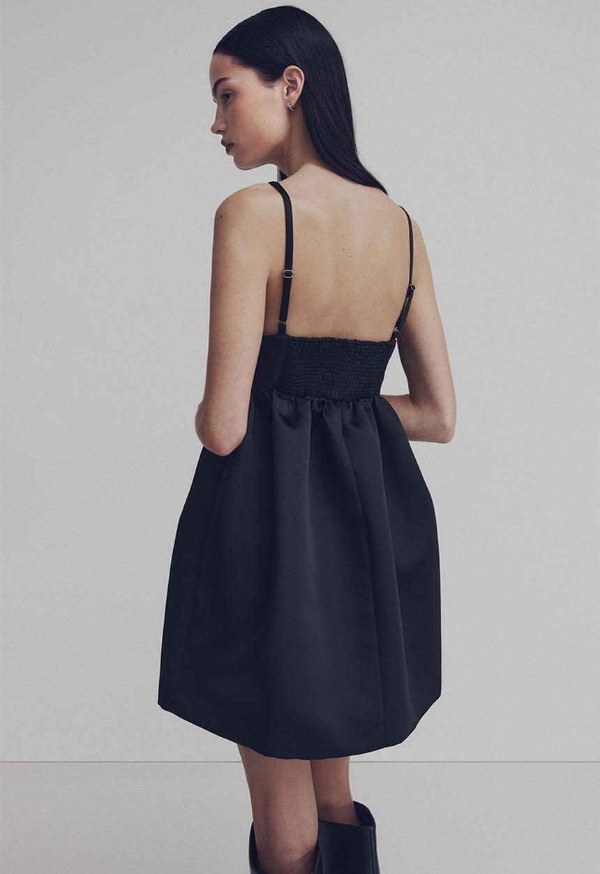 H&M - Layered-look strappy dress - black