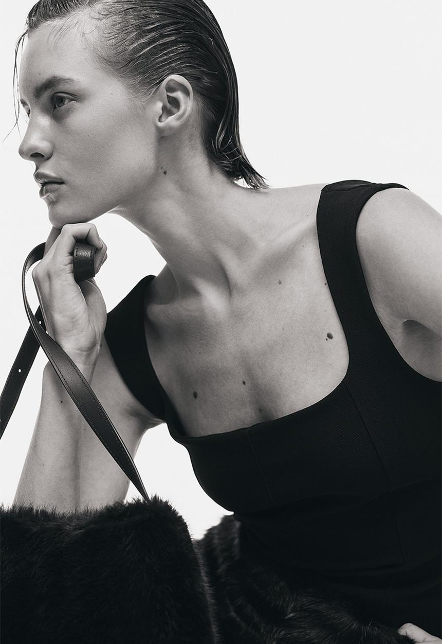 H&M - Square-neck vest top - black