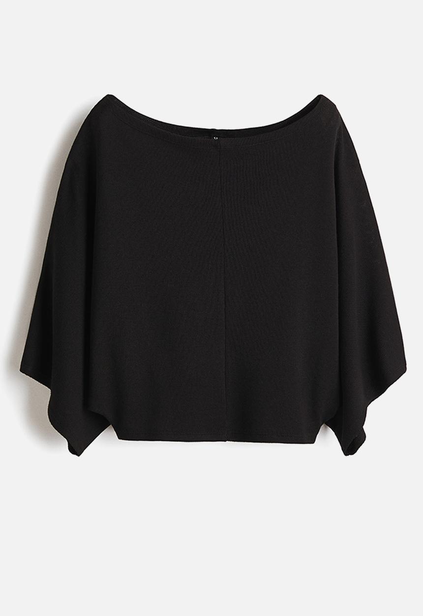 H&M - Oversized top - black