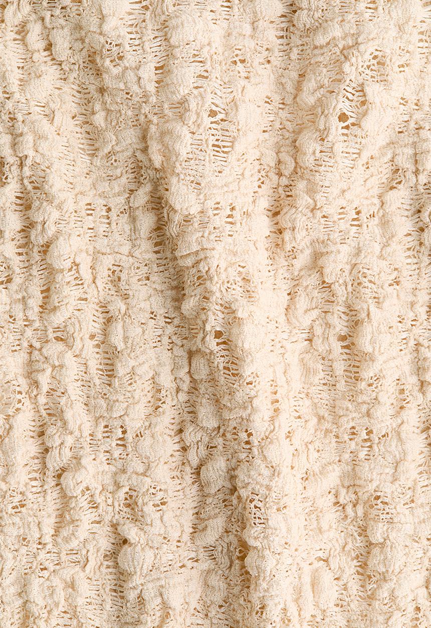 H&M - Lace-look jersey top - light beige